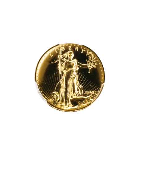 American Ultra High Relief 20 Dollar Gold Coin - -PCGS(MS70)